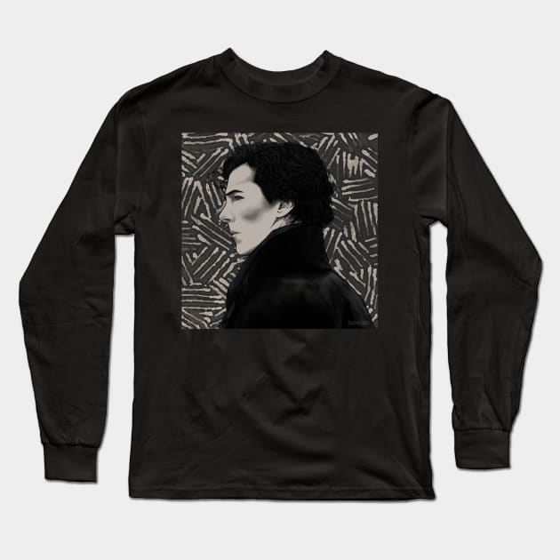 SHERLOCK FANART Long Sleeve T-Shirt by moritajung